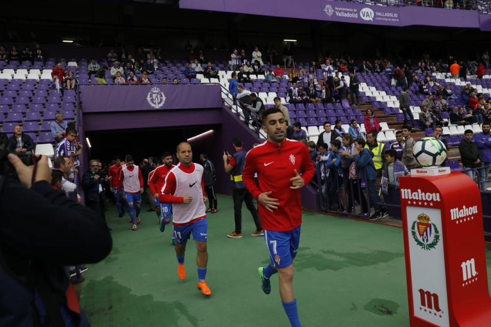 El Valladolid - Sporting, en imágenes