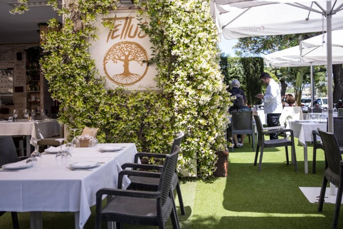Terraza del restaurante Tellus de Córdoba.