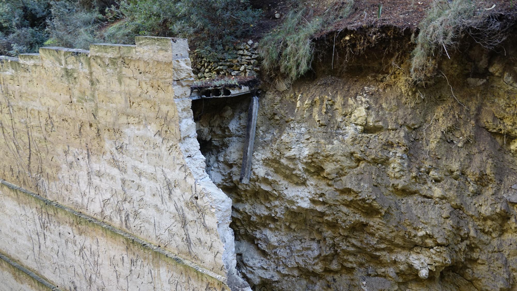 Derrumbe en Calvià