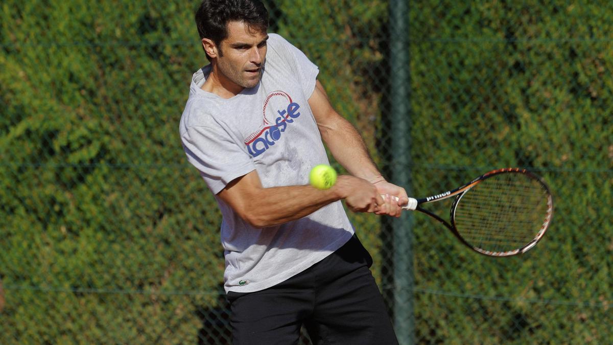 Pablo Andújar se entrenó este lunes en el CT Valencia