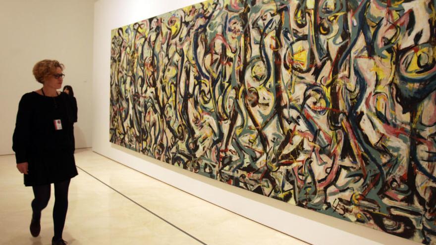 El &#039;Mural&#039;de Pollock, la segunda muestra más visitada del Picasso