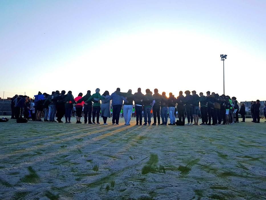 Rugby Club Ponent de Palma guarda un minuto de silencio en recuerdo del legionario mallorquín fallecido