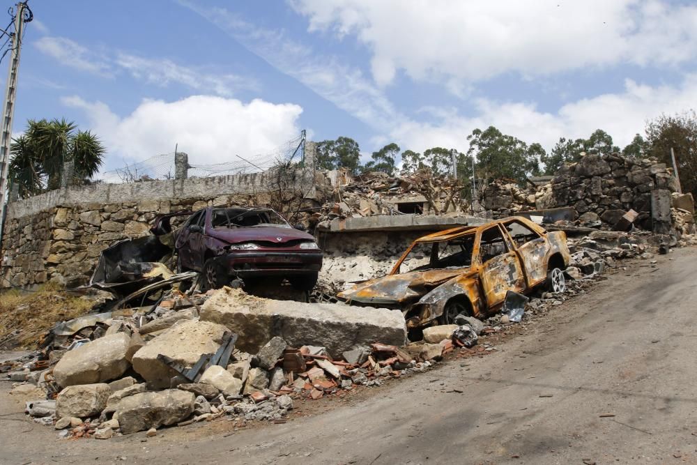 Explosión en Tui (Pontevedra) | La "zona cero", cinco días después de la catástrofe