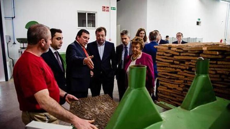 La planta de Vimatap15, de la societat J. Vigas, fa unes setmanes a San Vicente de Alcántara.