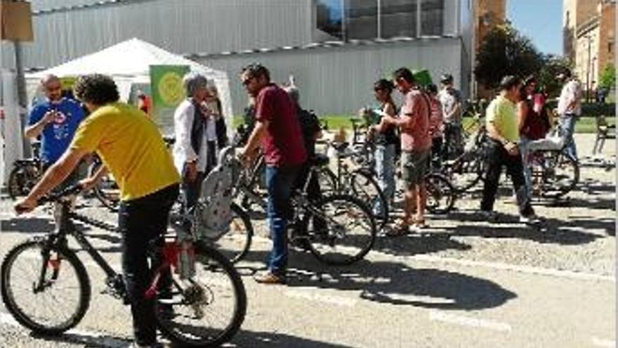 Els punts crítics de les bicicletes a Girona