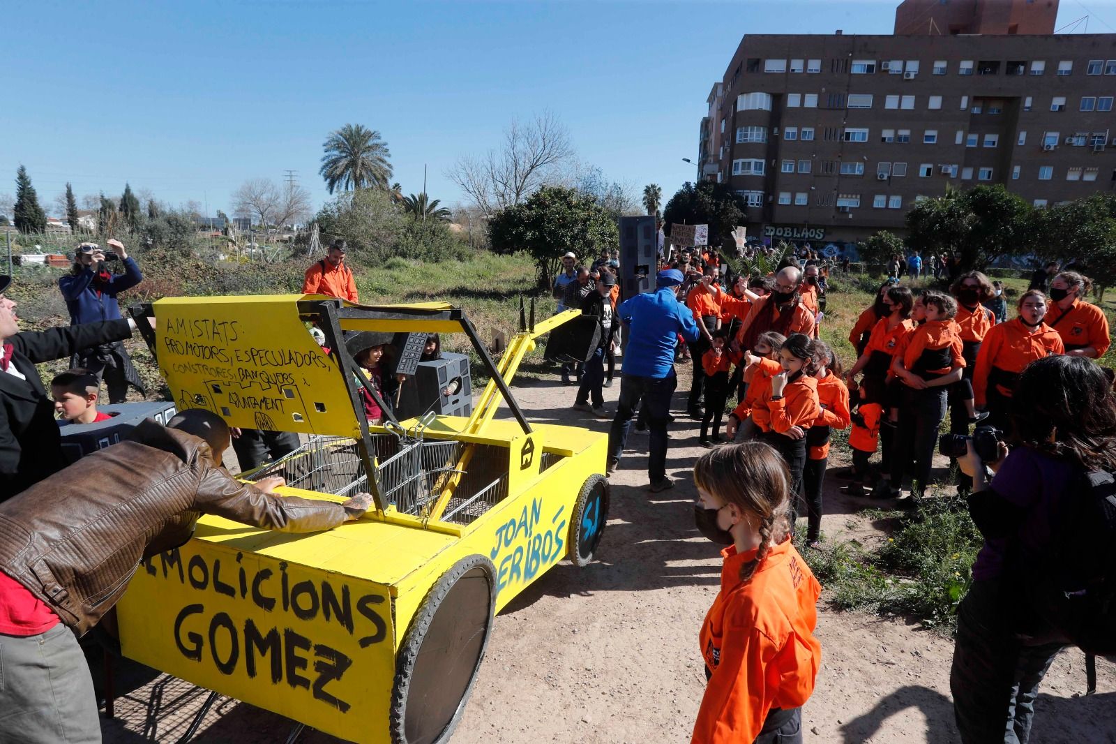 Manifestación de Cuidem Benimaclet contra el PAI