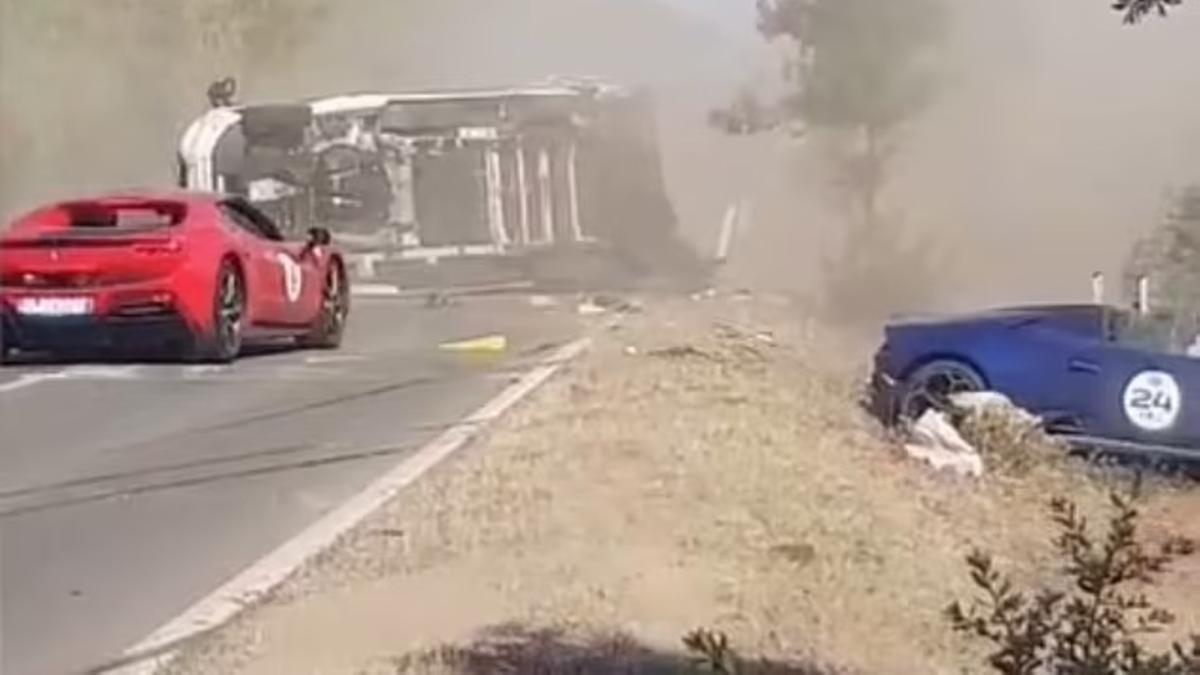 Accidente mortal en Cerdeña, en una prueba automovilística con coches de lujo