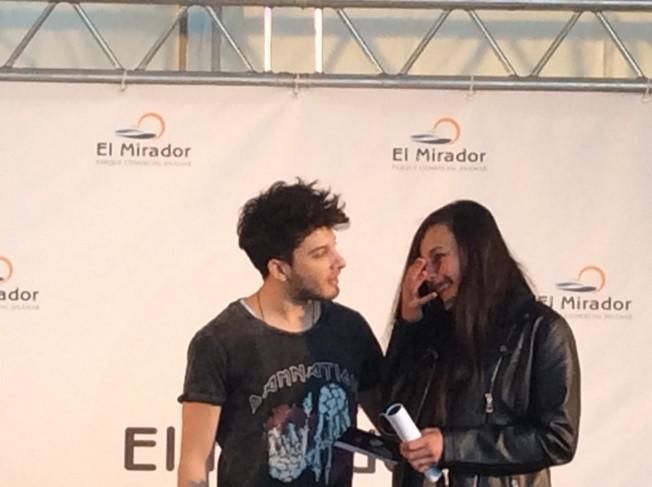 Blas Cantó, en el Centro Comercial El Mirador