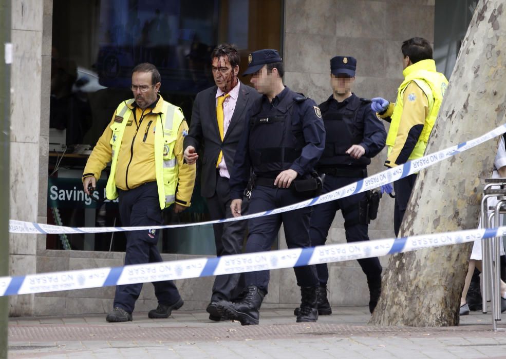 Un herido leve en un atraco frustrado en Madrid