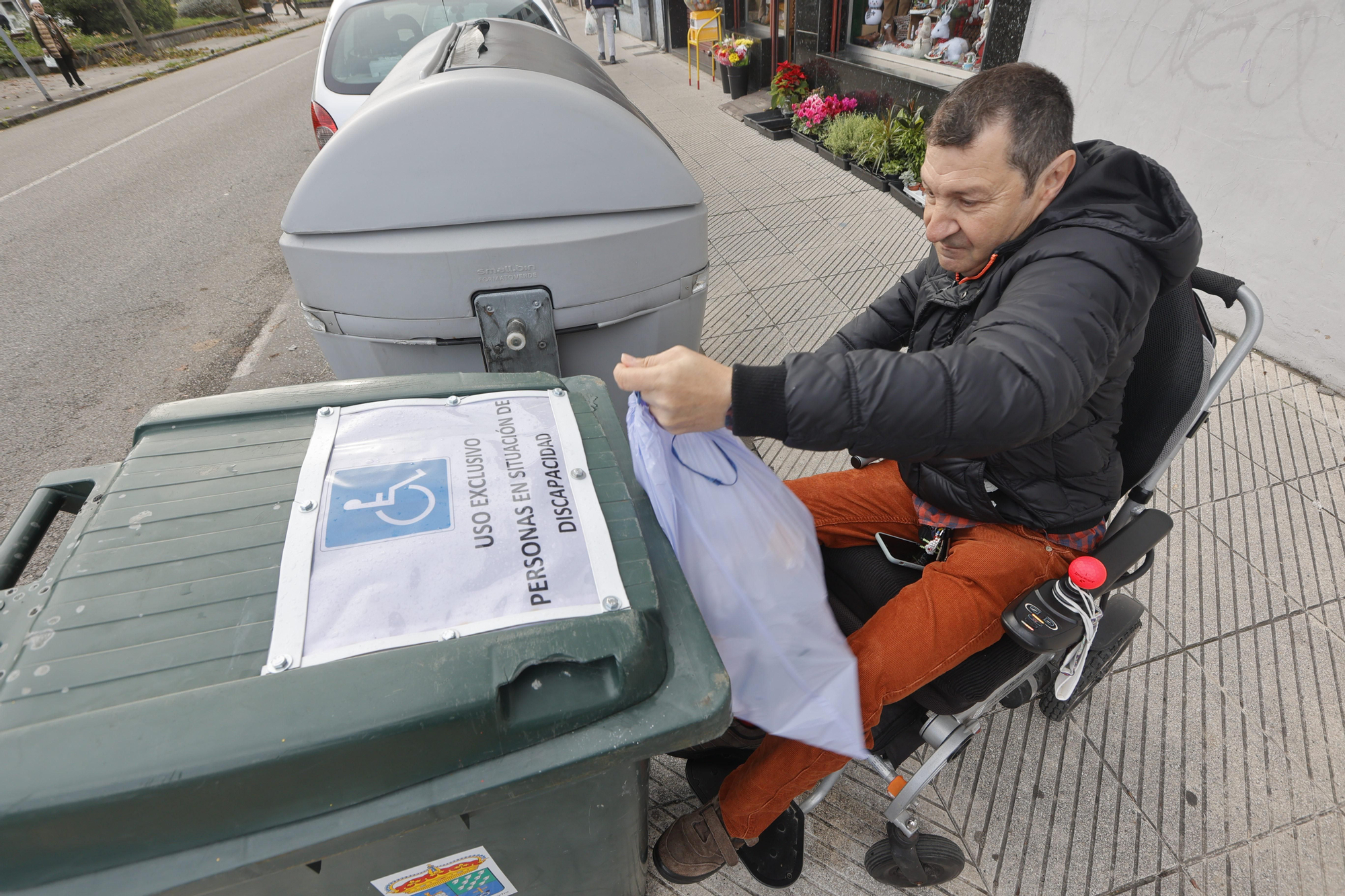 La lucha de Nicolás Pérez para conseguir un contenedor adaptado