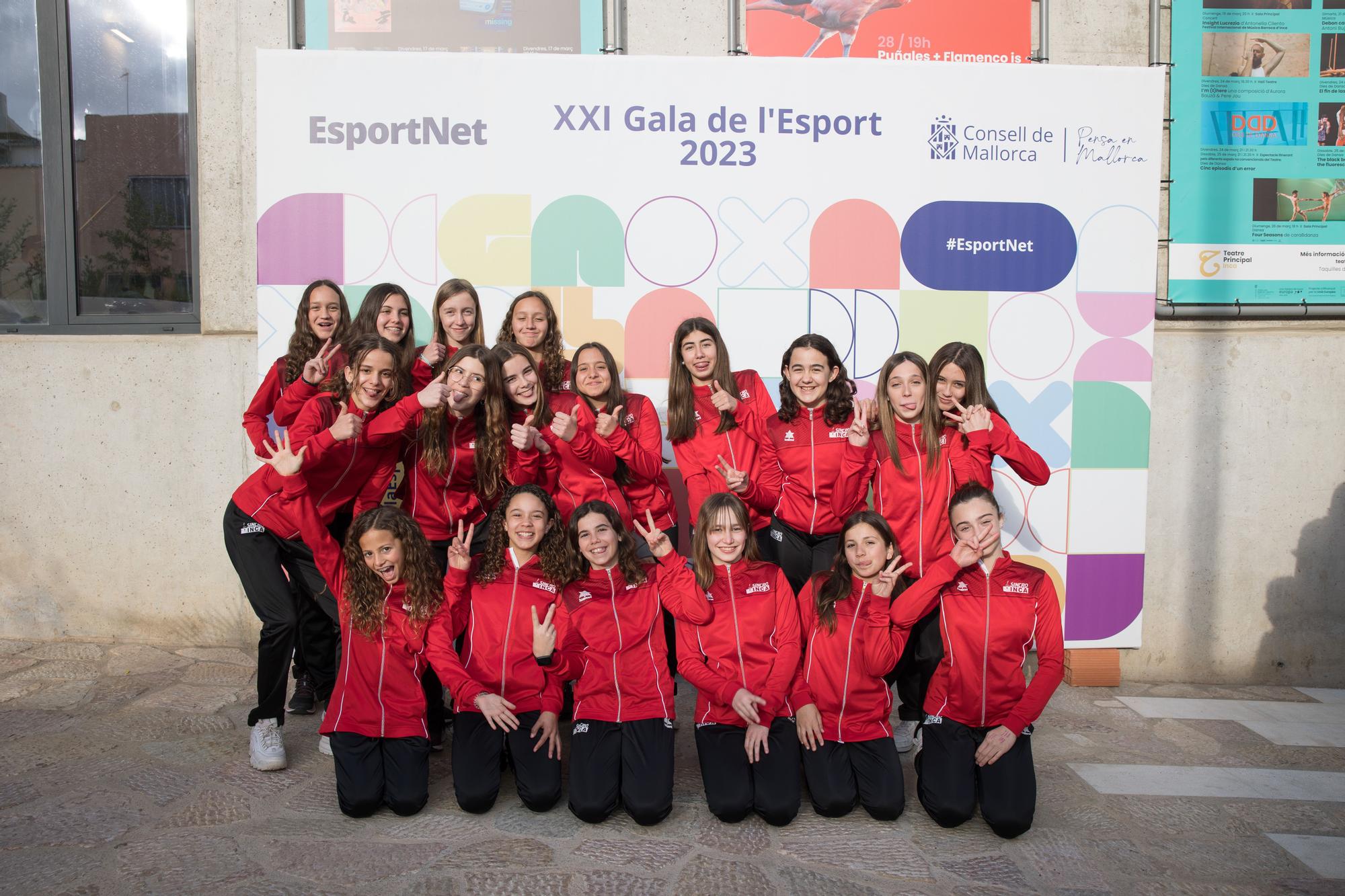 La presidenta Catalina Cladera pone en valor a los jóvenes campeones en el marco del homenaje de la XXI Gala de l’Esport del Consell de Mallorca