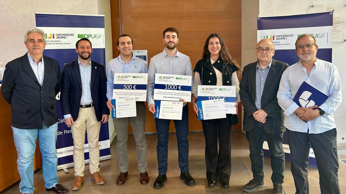 Entrega de los premios Cátedra Reciplasa   UJI