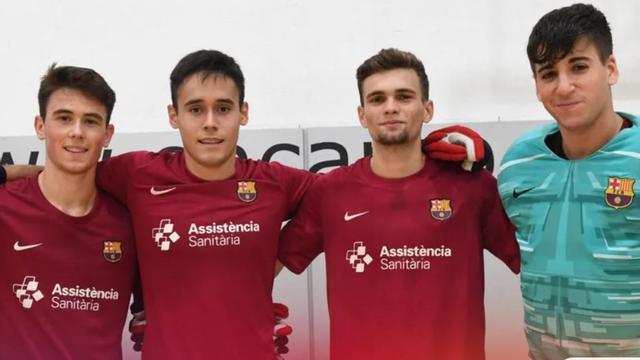 Uri Llenas, Manel Hernández, Kyllian Gil y David Vílchez