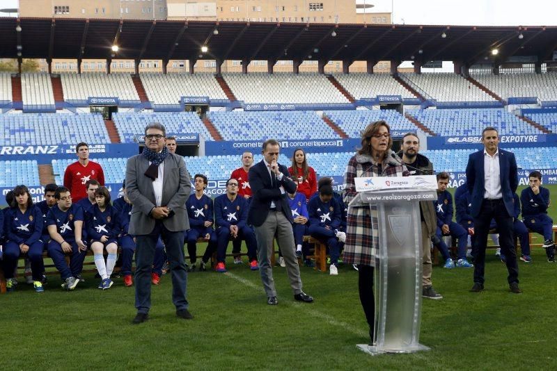 Presentación del Real Zaragoza en LaLiga Genuine