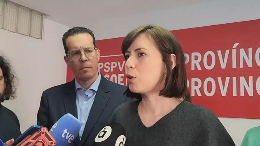 Diana Morant habla tras la Ejecutiva del PSPV-PSOE en Alicante