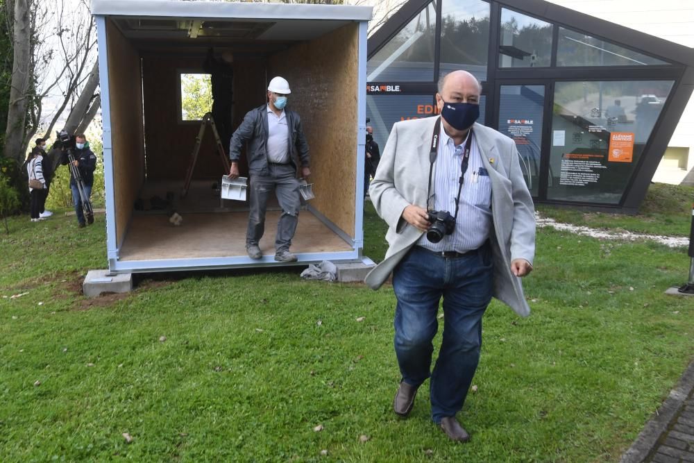 La UDC lanza un prototipo de vivienda plegable