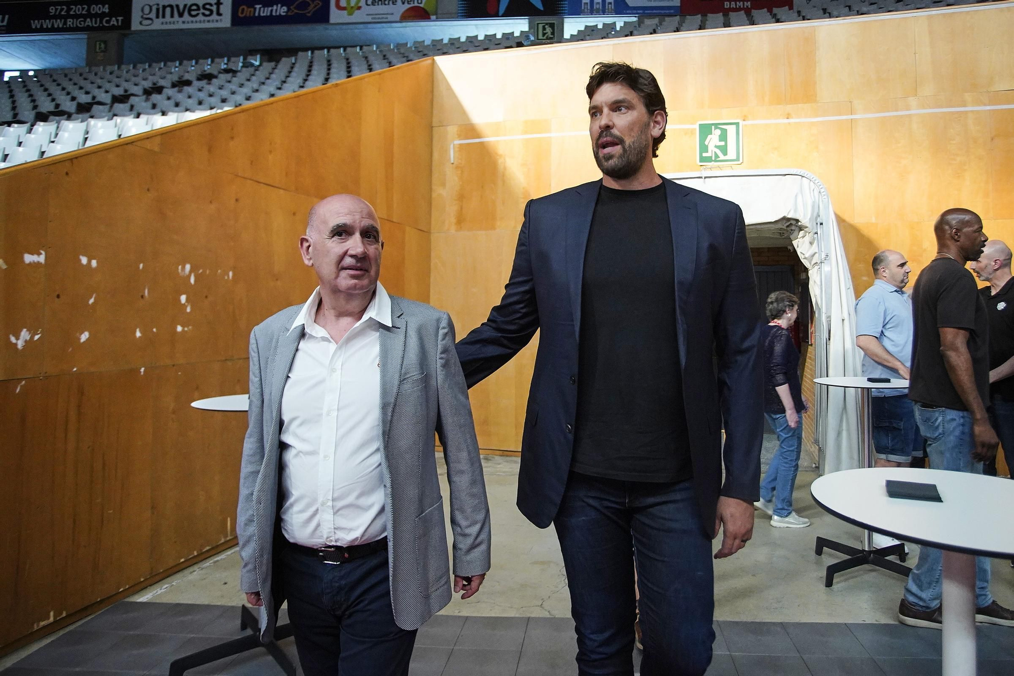 Les fotos de l'anunci de la fusió entre l'Uni i el Bàsquet Girona