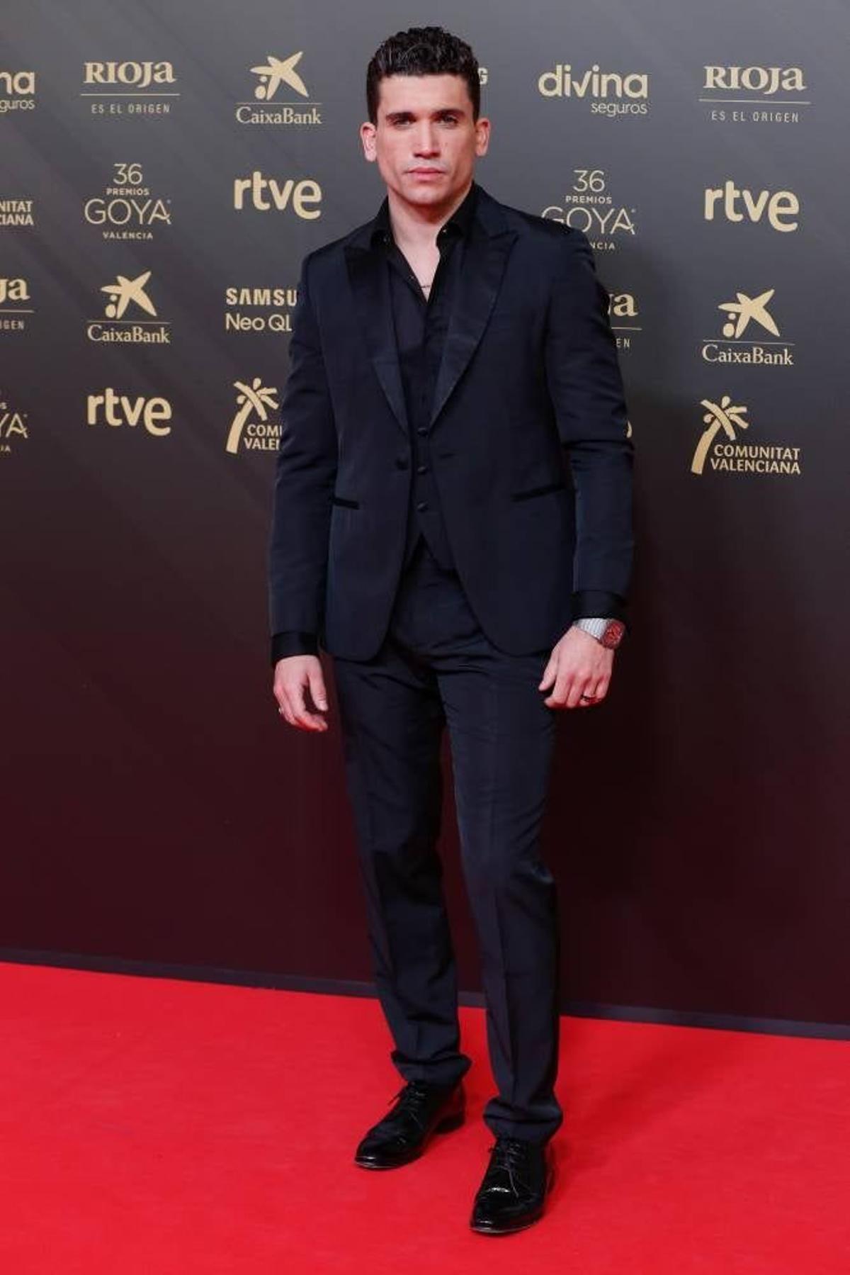 Jaime Lorente en los Premios Goya 2022