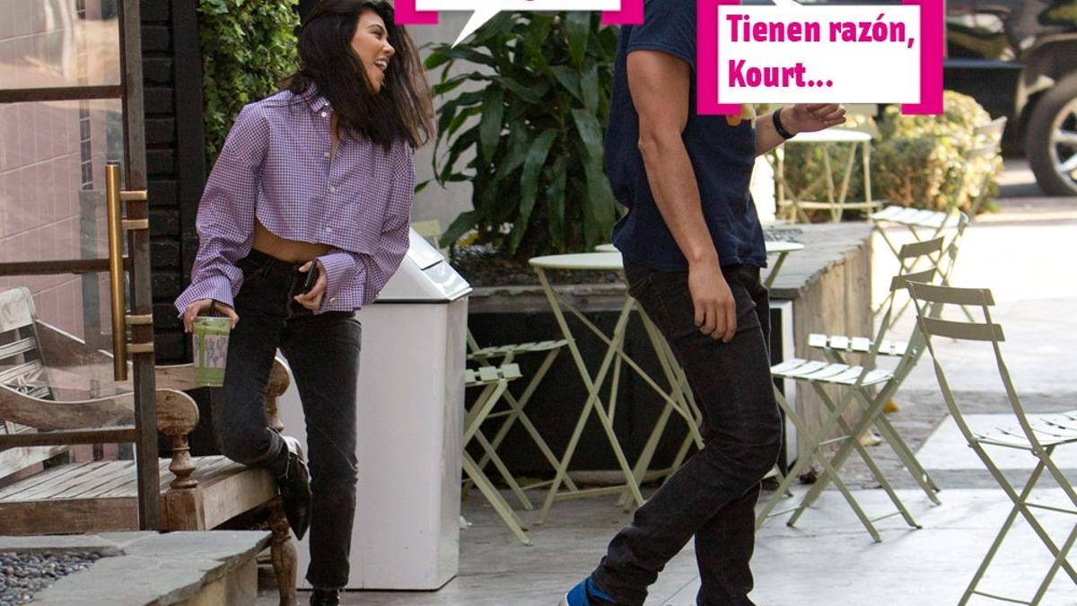 Kourtney Kardashian y Younes Bendjima parecen adolescentes
