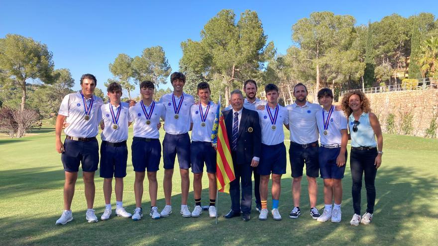 La Selección S18 de golf, bronce en el Campeonato de España de FFAA