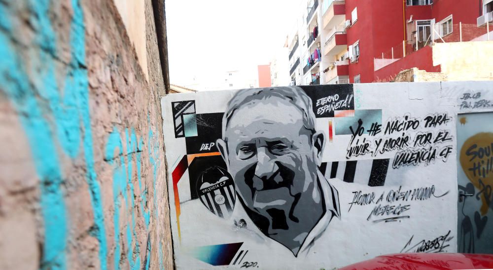 El nuevo mural a Españeta en las calles de València