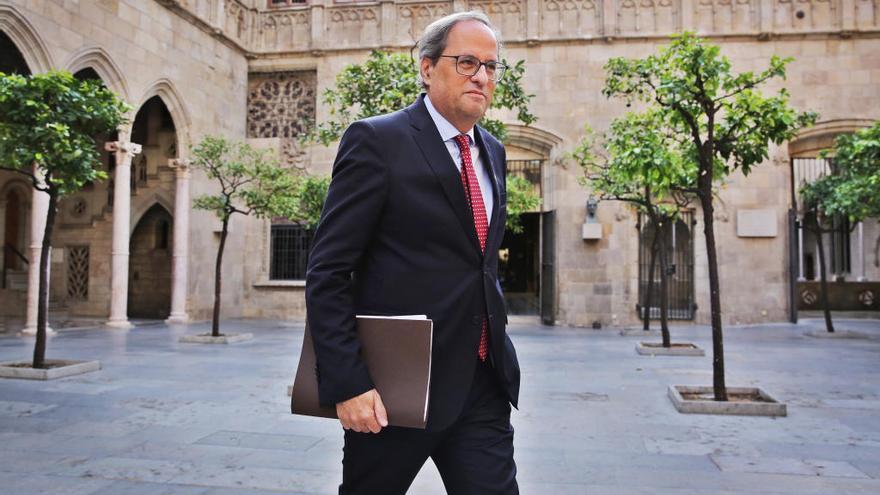 Torra, entrant al Consell Executiu