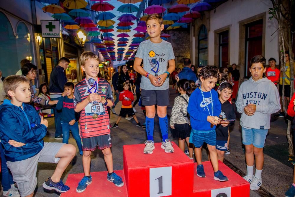 La carrera solidaria nocturna de la fiesta de As Dores 2019.