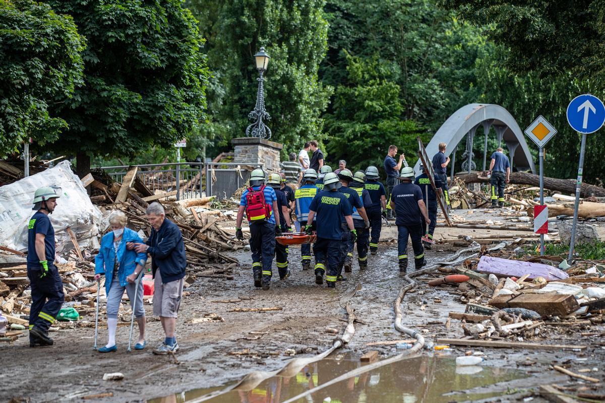 Thunderstorms with heavy rain hit Germany