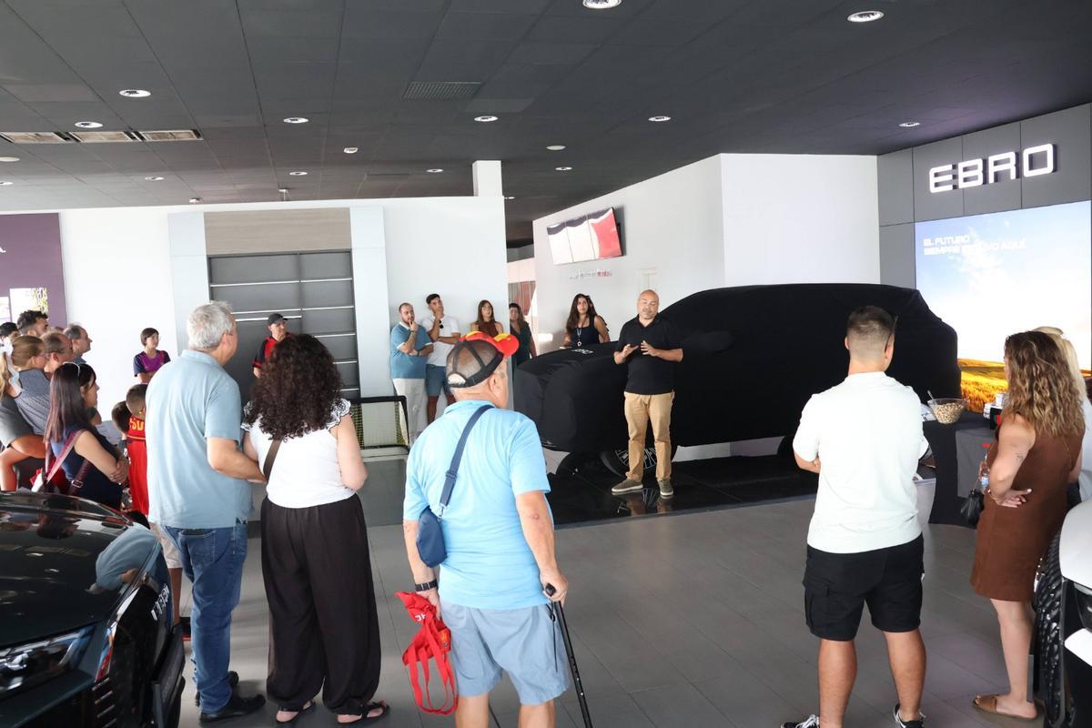 GALERÍA | EBRO llega a Zamora de la mano de Leomotor con un coche inspirado en la Selección Española