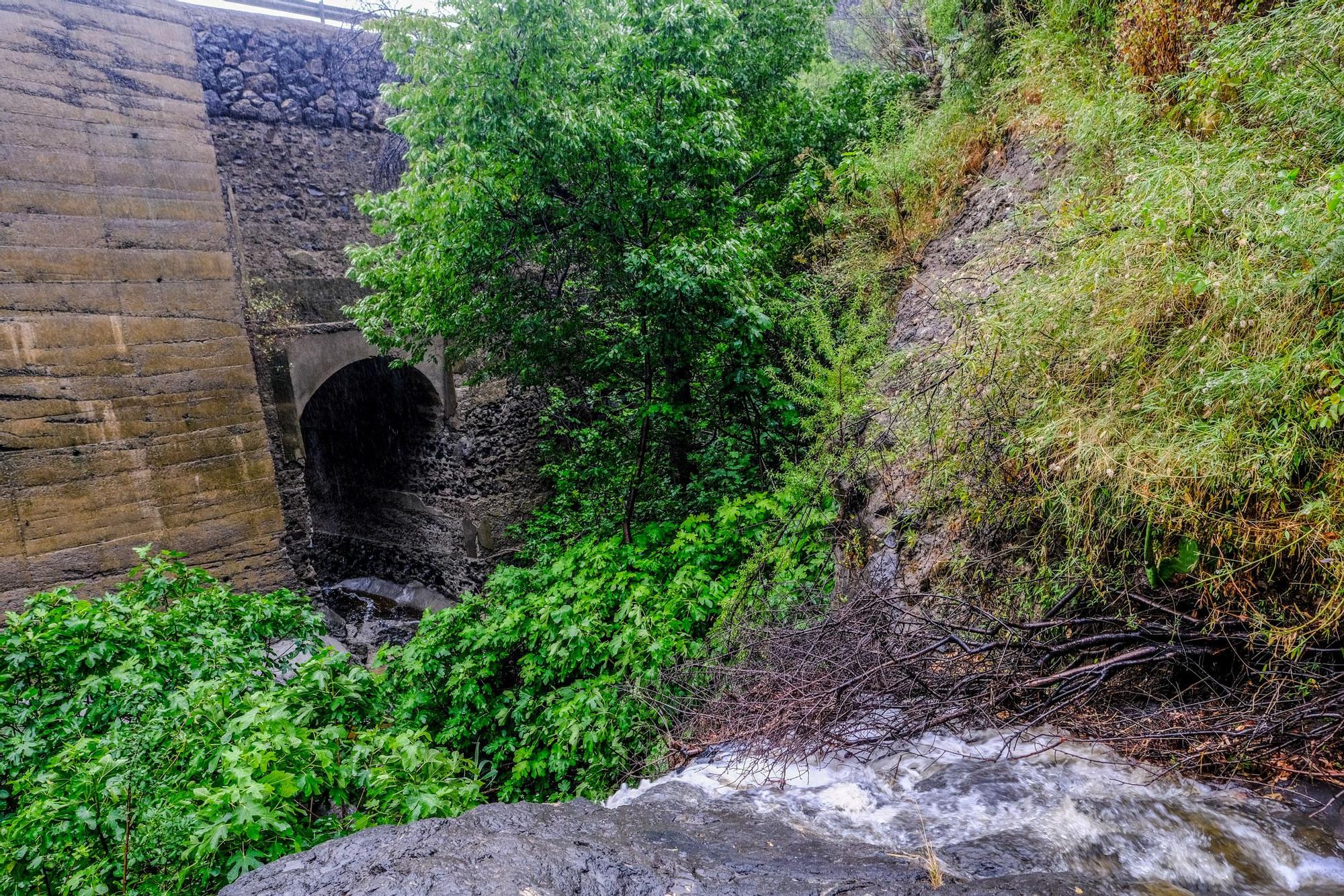 Las lluvias de la borrasca 'Óscar' en Santa Lucía y San Bartolomé de Tirajana