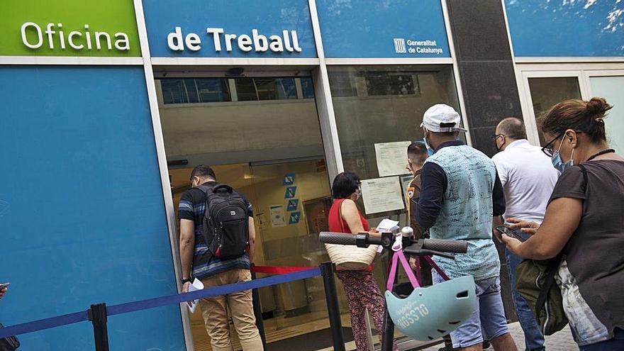 L&#039;oficina de Treball a Barcelona, en una imatge d&#039;arxiu.