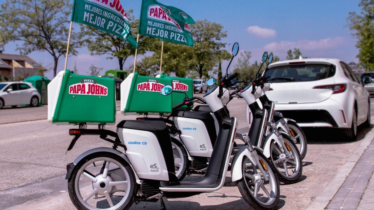 Cooltra electrifica la flota de Papa John’s en España Cooltra electrifica la flota de Papa John’s en España