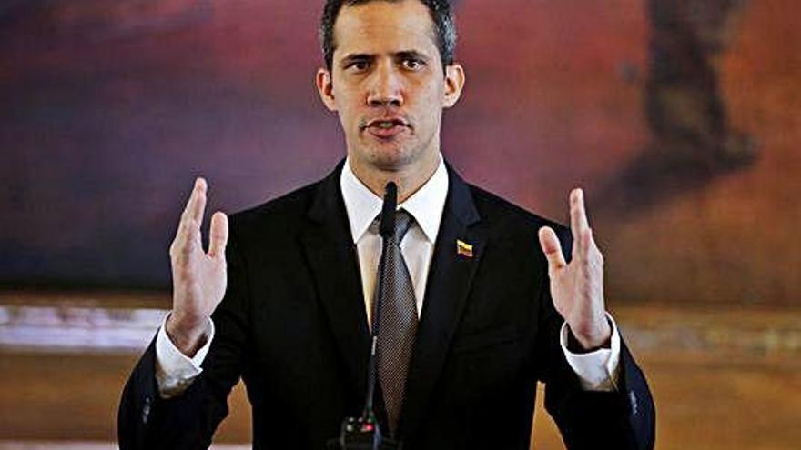 Guaidó va insistir que el seu objectiu és que hi hagi eleccions lliures a Veneçuela