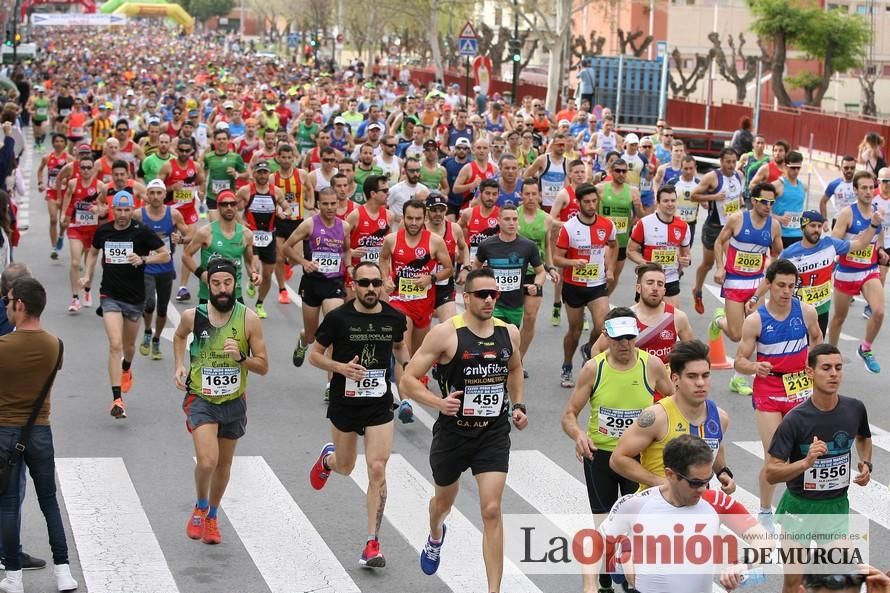 Media Maratón de Murcia: salida