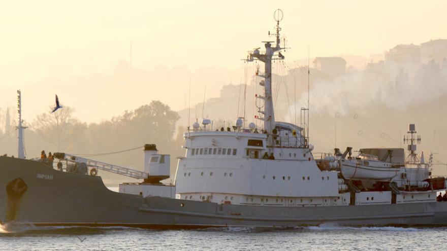 Imagen de archivo del barco ruso &#039;Limán&#039;.