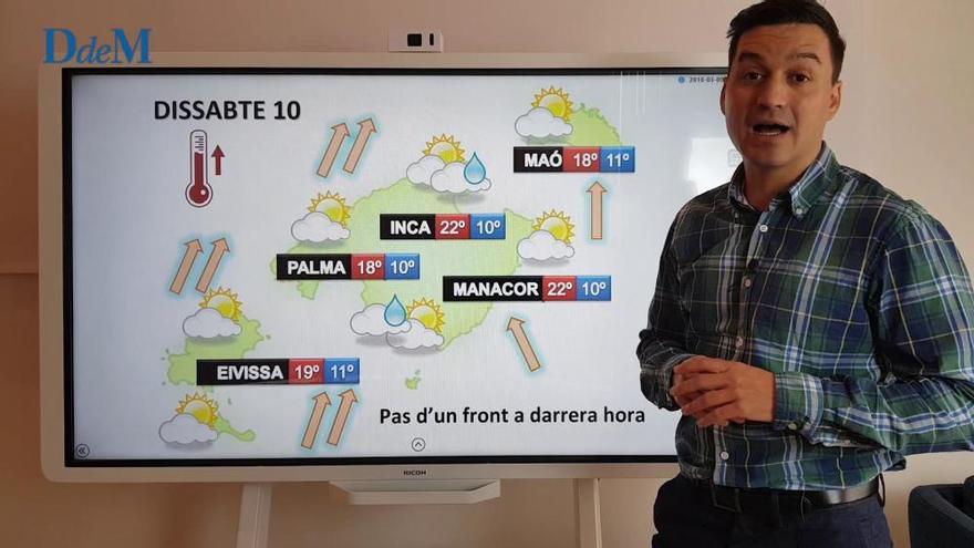 La previsión del tiempo del fin de semana (9, 10 y 11 de marzo)