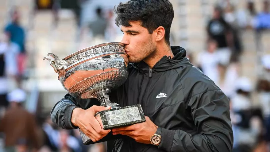 Dembélé echa una mano a Alcaraz en Roland Garros
