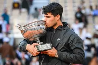 Dembélé echa una mano a Alcaraz en Roland Garros