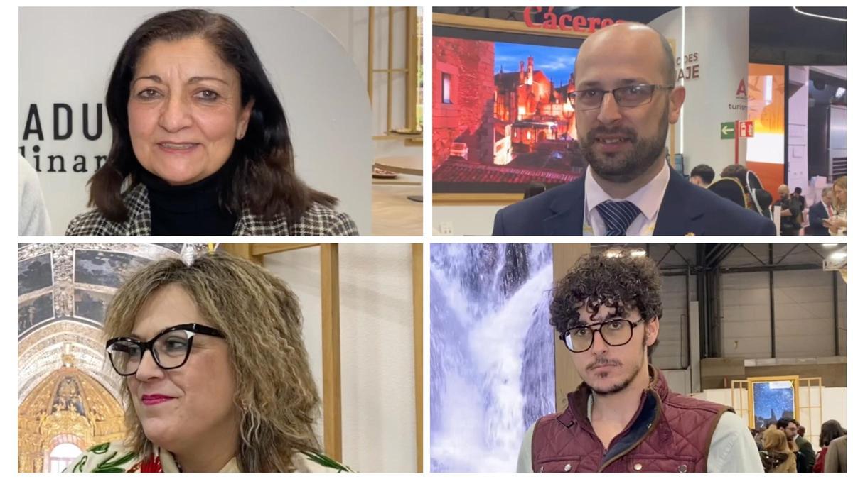 Consuelo Soriano, Manuel Quesada, Laura Serrano y Rubén Mateos en FITUR