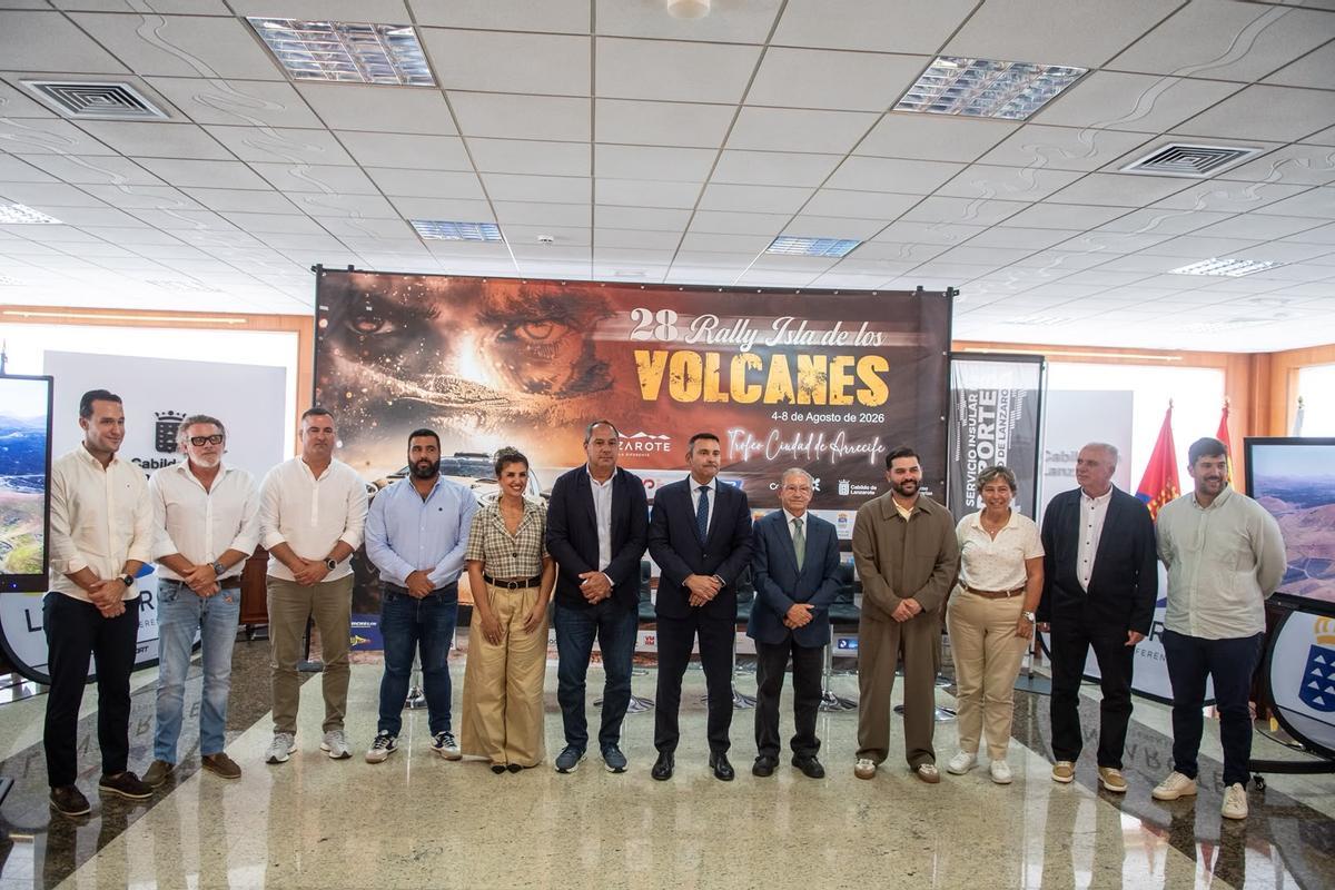 Presentación del  28º edición del Rallye de Tierra Isla de los Volcanes-Trofeo Ciudad de Arrecife