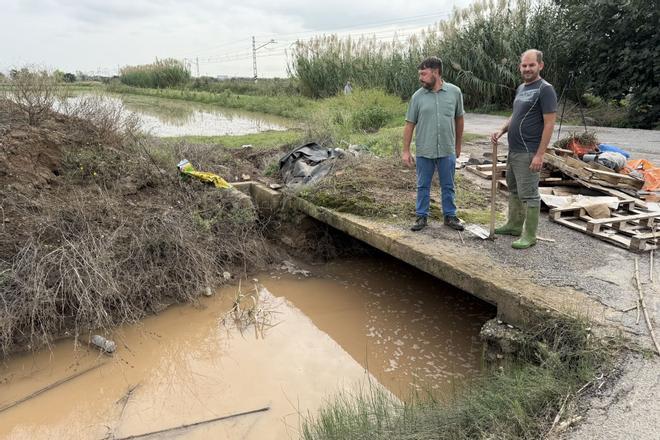 "Pagamos las consecuencias de un problema que no es nuestro": agricultores del Baix Llobregat pierden cosechas por las inundaciones