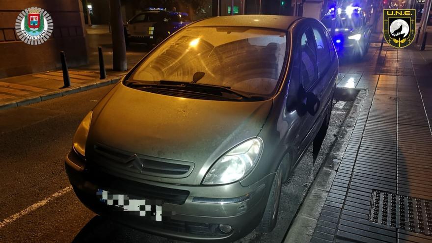 Detenido por golpear varios coches aparcados en Las Palmas de Gran Canaria