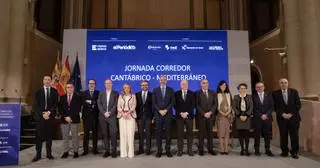 En imágenes | Así ha transcurrido la jornada 'Corredor Cantábrico Mediterráneo' celebrada este martes en Zaragoza
