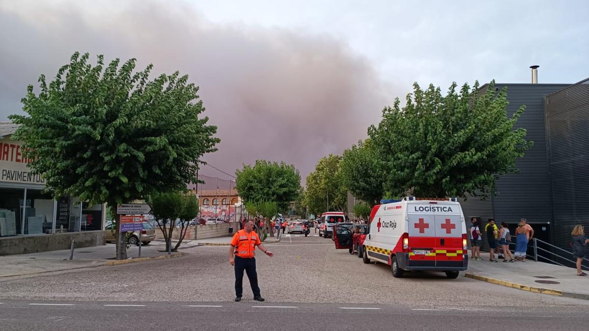 El humo se va a cercando a los municipios cercanos