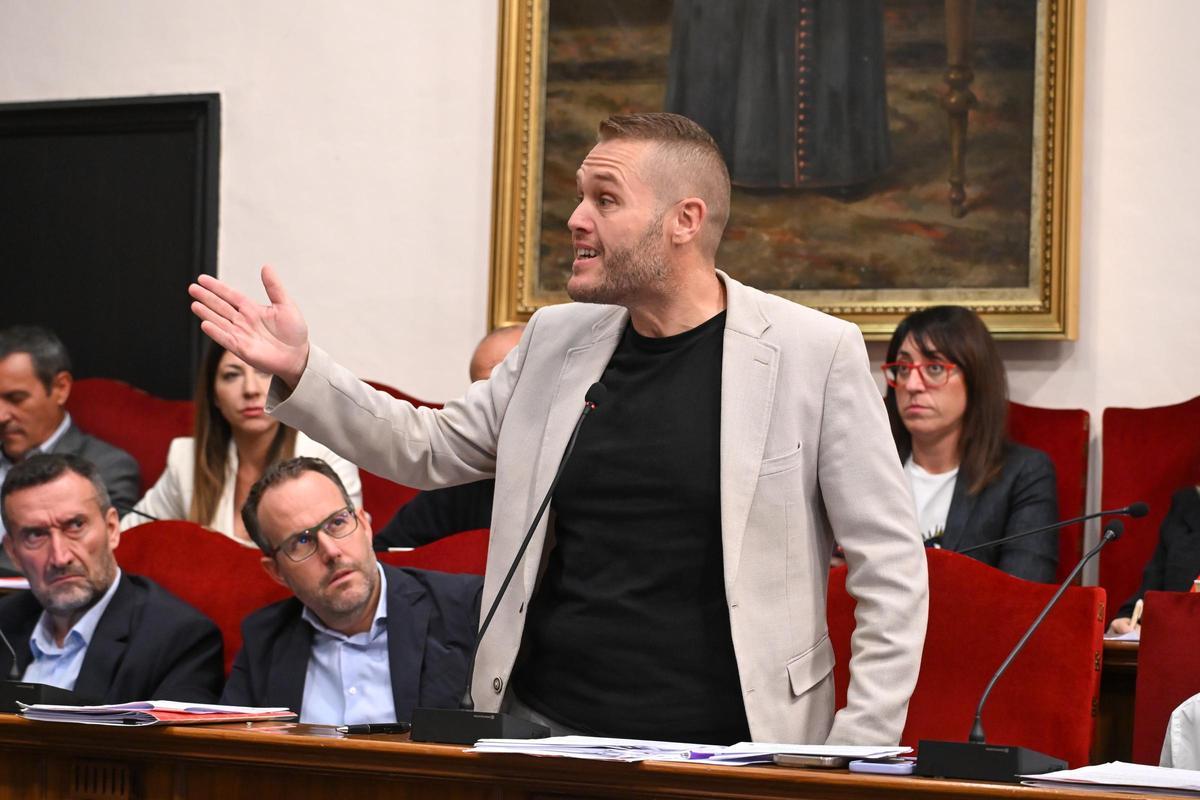 Mariano Valera, en una intervención del pleno