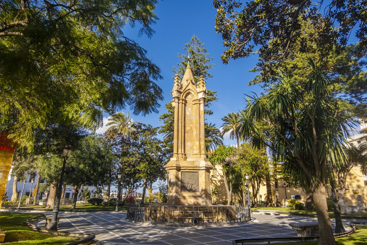 El Monumento a los Caídos en la Guerra de África, en la Plaza de África