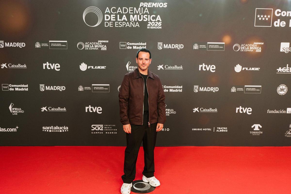 Baiuca, en el photocalle de la gala de la Academia de la Música de España.