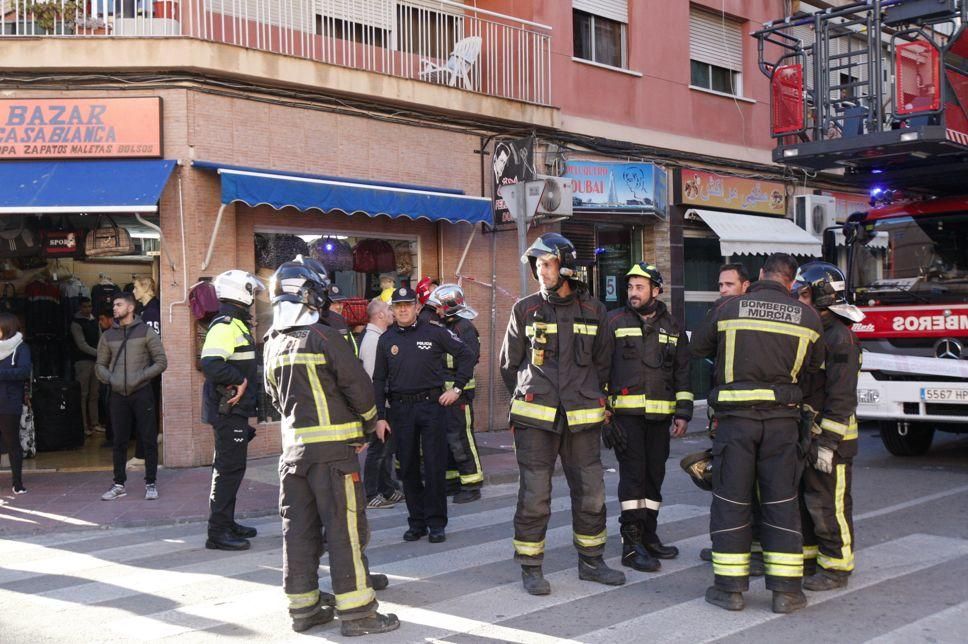 Derrumbe de una casa en Murcia