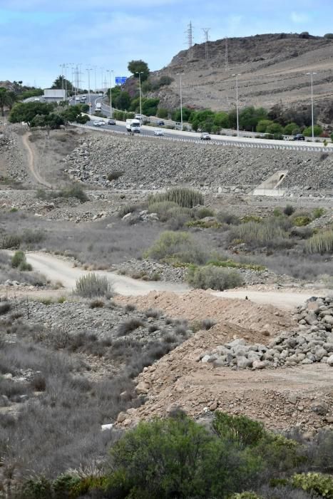 Barranco del Veril, en el que está proyectado construir el 'Siam Park'