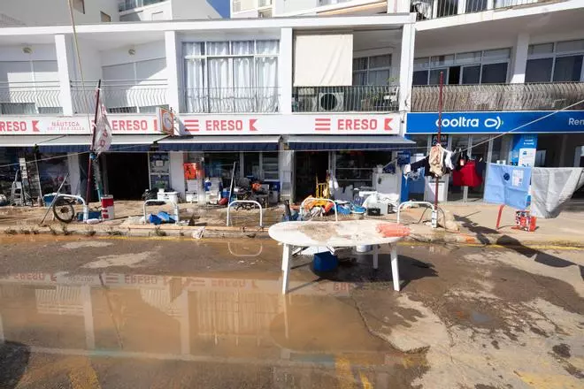 Cubiertas afectadas, filtraciones y muros caídos: las reparaciones en Ibiza tras la dana